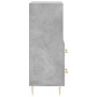 Aparador de madera contrachapada gris hormigón 34,5x34x90 cm de vidaXL, Aparadores - Ref: Foro24-828656, Precio: 60,99 €, Des...