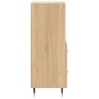 Aparador madera contrachapada color roble Sonoma 34,5x34x90 cm de vidaXL, Aparadores - Ref: Foro24-828647, Precio: 59,91 €, D...