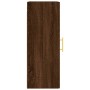 Armario de pared marrón roble 34,5x34x90 cm de vidaXL, Aparadores - Ref: Foro24-828907, Precio: 49,99 €, Descuento: %