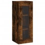 Armario de pared roble ahumado 34,5x34x90 cm de vidaXL, Aparadores - Ref: Foro24-828921, Precio: 40,85 €, Descuento: %