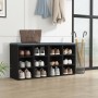 Shoe cabinets 2 units black 52.5x30x50 cm by vidaXL, Lockers and storage cabinets - Ref: Foro24-808687, Price: 91,13 €, Disco...