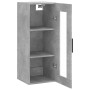 Armario de pared gris hormigón 34,5x34x90 cm de vidaXL, Aparadores - Ref: Foro24-828936, Precio: 40,54 €, Descuento: %