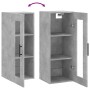 Wandschrank aus grauem Beton 34,5x34x90 cm von vidaXL, Sideboards - Ref: Foro24-828936, Preis: 40,99 €, Rabatt: %