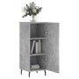 Gray concrete plywood sideboard 34.5x34x90 cm by vidaXL, Sideboards - Ref: Foro24-828560, Price: 72,90 €, Discount: %