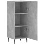 Gray concrete plywood sideboard 34.5x34x90 cm by vidaXL, Sideboards - Ref: Foro24-828560, Price: 72,90 €, Discount: %