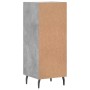 Aparador de madera contrachapada gris hormigón 34,5x34x90 cm de vidaXL, Aparadores - Ref: Foro24-828560, Precio: 72,90 €, Des...