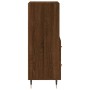 Engineered wood brown oak sideboard 34.5x34x90 cm by vidaXL, Sideboards - Ref: Foro24-828651, Price: 61,99 €, Discount: %