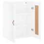 White engineered wood wall cabinet 69.5x34x90 cm by vidaXL, Sideboards - Ref: Foro24-830356, Price: 69,99 €, Discount: %