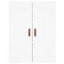 White engineered wood wall cabinet 69.5x34x90 cm by vidaXL, Sideboards - Ref: Foro24-830356, Price: 69,99 €, Discount: %