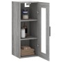 Armario de pared gris Sonoma 34,5x34x90 cm de vidaXL, Aparadores - Ref: Foro24-828938, Precio: 41,67 €, Descuento: %