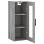 Armario de pared gris Sonoma 34,5x34x90 cm de vidaXL, Aparadores - Ref: Foro24-828938, Precio: 41,67 €, Descuento: %