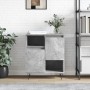 Concrete gray plywood sideboard 60x35x70 cm by vidaXL, Sideboards - Ref: Foro24-831192, Price: 57,08 €, Discount: %