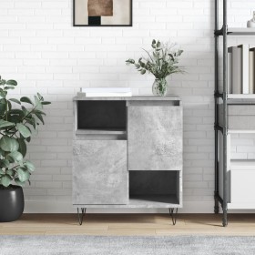 Concrete gray plywood sideboard 60x35x70 cm by vidaXL, Sideboards - Ref: Foro24-831192, Price: 57,08 €, Discount: %