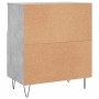 Aparador de madera contrachapada gris hormigón 60x35x70 cm de vidaXL, Aparadores - Ref: Foro24-831192, Precio: 57,08 €, Descu...