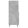 Aparador de madera contrachapada gris hormigón 34,5x34x90 cm de vidaXL, Aparadores - Ref: Foro24-828648, Precio: 59,91 €, Des...