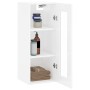 Bright white wall cabinet 34.5x34x90 cm by vidaXL, Sideboards - Ref: Foro24-828926, Price: 43,37 €, Discount: %