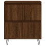 Plywood brown oak sideboard 60x35x70 cm by vidaXL, Sideboards - Ref: Foro24-831219, Price: 67,91 €, Discount: %