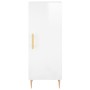 Aparador de madera contrachapada blanco brillante 34,5x34x90 cm de vidaXL, Aparadores - Ref: Foro24-828526, Precio: 68,33 €, ...