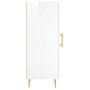 Glossy white plywood sideboard 34.5x34x90 cm by vidaXL, Sideboards - Ref: Foro24-828526, Price: 68,33 €, Discount: %