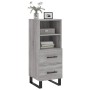 Aparador madera de ingeniería gris Sonoma 34,5x34x90 cm de vidaXL, Aparadores - Ref: Foro24-828698, Precio: 75,48 €, Descuent...