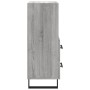 Aparador madera de ingeniería gris Sonoma 34,5x34x90 cm de vidaXL, Aparadores - Ref: Foro24-828698, Precio: 75,48 €, Descuent...