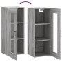 Sonoma gray wall cabinet 34.5x34x90 cm by vidaXL, Sideboards - Ref: Foro24-828922, Price: 51,15 €, Discount: %