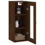 Oak brown wall cabinet 34.5x34x90 cm by vidaXL, Sideboards - Ref: Foro24-828891, Price: 40,43 €, Discount: %