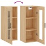 Sonoma oak wall cabinet 34.5x34x90 cm by vidaXL, Sideboards - Ref: Foro24-828911, Price: 49,76 €, Discount: %