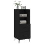 Black plywood sideboard 34.5x34x90 cm by vidaXL, Sideboards - Ref: Foro24-828685, Price: 67,38 €, Discount: %