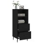 Black plywood sideboard 34.5x34x90 cm by vidaXL, Sideboards - Ref: Foro24-828685, Price: 67,38 €, Discount: %