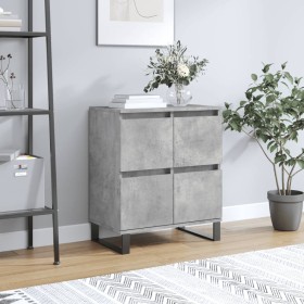 Concrete gray plywood sideboard 60x35x70 cm by vidaXL, Sideboards - Ref: Foro24-831224, Price: 86,58 €, Discount: %