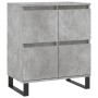 Concrete gray plywood sideboard 60x35x70 cm by vidaXL, Sideboards - Ref: Foro24-831224, Price: 86,47 €, Discount: %