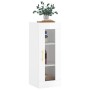 Glossy white wall cabinet 34.5x34x90 cm by vidaXL, Sideboards - Ref: Foro24-828902, Price: 43,38 €, Discount: %