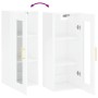 Glossy white wall cabinet 34.5x34x90 cm by vidaXL, Sideboards - Ref: Foro24-828902, Price: 43,38 €, Discount: %