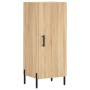 Aparador madera contrachapada color roble Sonoma 34,5x34x90 cm de vidaXL, Aparadores - Ref: Foro24-828551, Precio: 61,23 €, D...