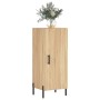 Aparador madera contrachapada color roble Sonoma 34,5x34x90 cm de vidaXL, Aparadores - Ref: Foro24-828551, Precio: 61,23 €, D...