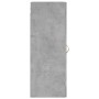 Armario de pared gris hormigón 34,5x34x90 cm de vidaXL, Aparadores - Ref: Foro24-828888, Precio: 39,99 €, Descuento: %