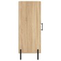 Aparador madera contrachapada color roble Sonoma 34,5x34x90 cm de vidaXL, Aparadores - Ref: Foro24-828551, Precio: 61,23 €, D...