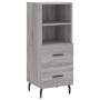 Aparador madera de ingeniería gris Sonoma 34,5x34x90 cm de vidaXL, Aparadores - Ref: Foro24-828690, Precio: 66,70 €, Descuent...