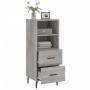 Aparador madera de ingeniería gris Sonoma 34,5x34x90 cm de vidaXL, Aparadores - Ref: Foro24-828690, Precio: 66,70 €, Descuent...