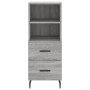 Aparador madera de ingeniería gris Sonoma 34,5x34x90 cm de vidaXL, Aparadores - Ref: Foro24-828690, Precio: 66,70 €, Descuent...