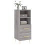 Aparador madera de ingeniería gris Sonoma 34,5x34x90 cm de vidaXL, Aparadores - Ref: Foro24-828658, Precio: 62,62 €, Descuent...