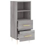 Aparador madera de ingeniería gris Sonoma 34,5x34x90 cm de vidaXL, Aparadores - Ref: Foro24-828658, Precio: 62,62 €, Descuent...