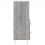 Aparador madera de ingeniería gris Sonoma 34,5x34x90 cm de vidaXL, Aparadores - Ref: Foro24-828658, Precio: 62,62 €, Descuent...