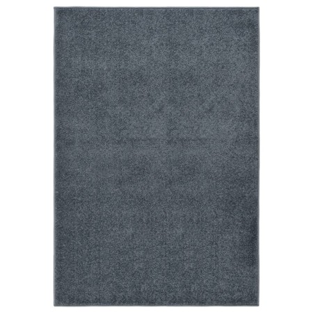 Anthrazitgraue Kurzflor-Teppich 160x230 cm von vidaXL, Teppiche - Ref: Foro24-340309, Preis: 76,15 €, Rabatt: %