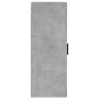 Armario de pared gris hormigón 34,5x34x90 cm de vidaXL, Aparadores - Ref: Foro24-828928, Precio: 36,01 €, Descuento: %