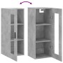 Concrete gray wall cabinet 34.5x34x90 cm by vidaXL, Sideboards - Ref: Foro24-828928, Price: 36,08 €, Discount: %