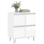 Glossy white plywood sideboard 60x35x70 cm by vidaXL, Sideboards - Ref: Foro24-831214, Price: 71,99 €, Discount: %