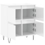 Glossy white plywood sideboard 60x35x70 cm by vidaXL, Sideboards - Ref: Foro24-831214, Price: 71,99 €, Discount: %