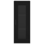 Armario de pared negro 34,5x34x90 cm de vidaXL, Aparadores - Ref: Foro24-828917, Precio: 42,11 €, Descuento: %